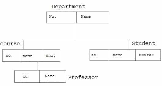 Hierarchical Database Model in Hindi