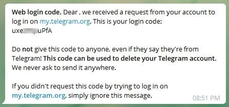 delete telegram account android