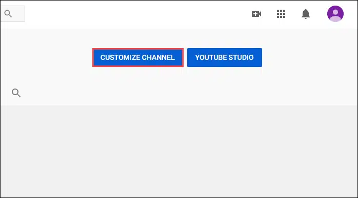 customize youtube channel