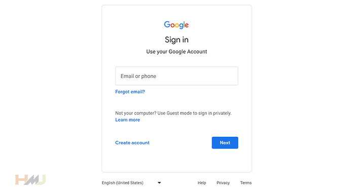 Google Account Signin